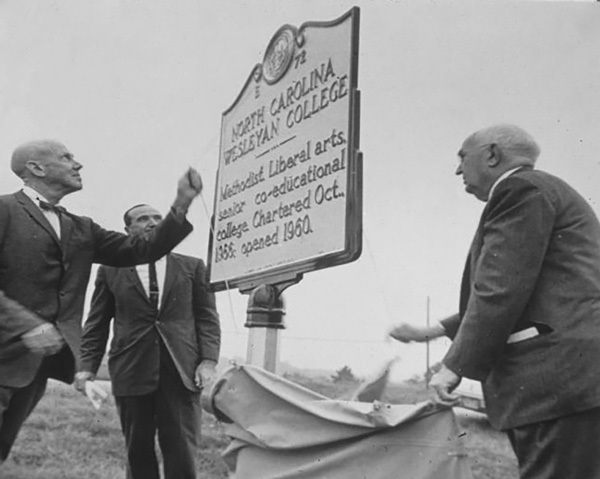 historic sign at ncwu